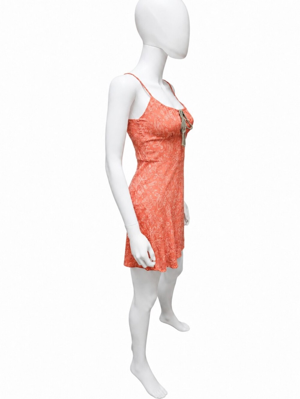 REALISATION PAR | Ines 100% Silk Paisley Print Mini Dress in Size Small - Picture 3 of 6